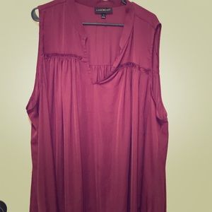 Lane Bryant Long Silky Tank 28W